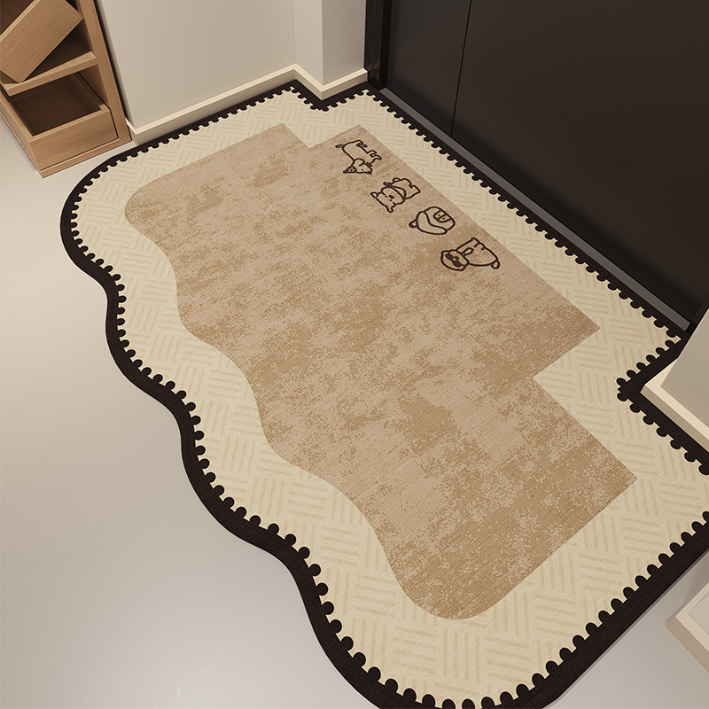 中古风蹭土防滑入户门地垫可裁剪