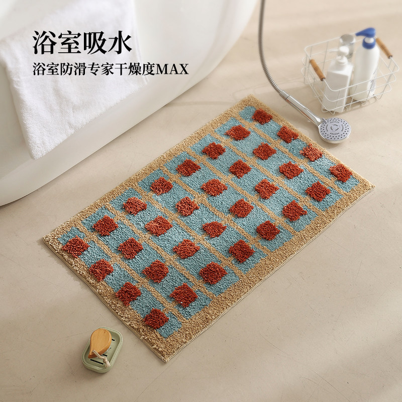 地垫浴室门口吸水速干厕所洗手间卫生间耐磨地毯卧室防滑脚垫垫子,居家布艺,家用脚垫,淘宝优惠券,粉丝福利购,淘宝优惠卷