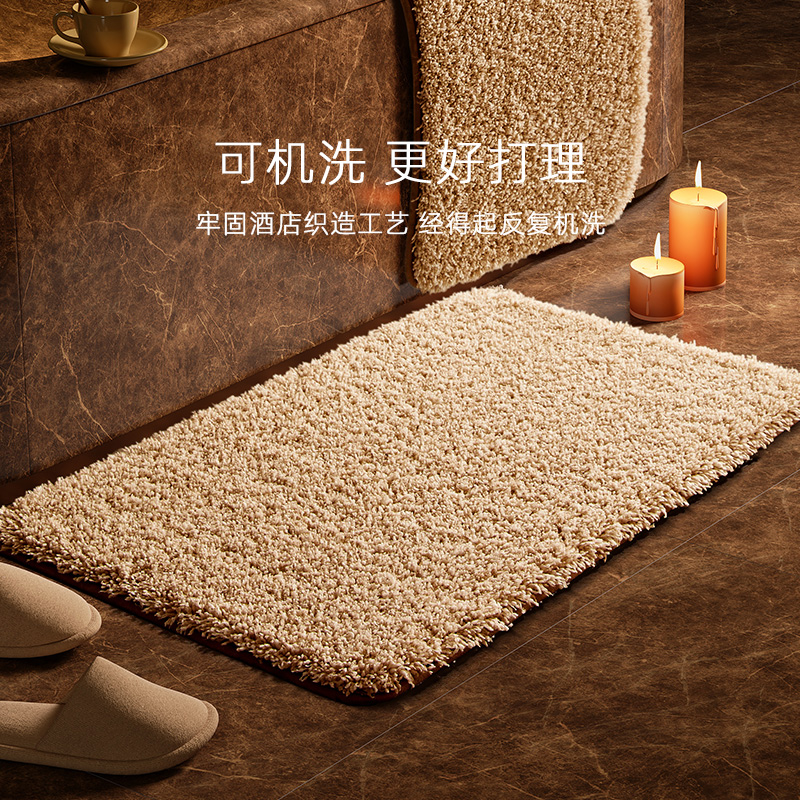 【专利防滑】章鱼底浴室吸水地垫