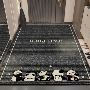 入户门地垫卡通高级感防滑耐脏玄关地毯门口进门家用脚垫子可裁剪