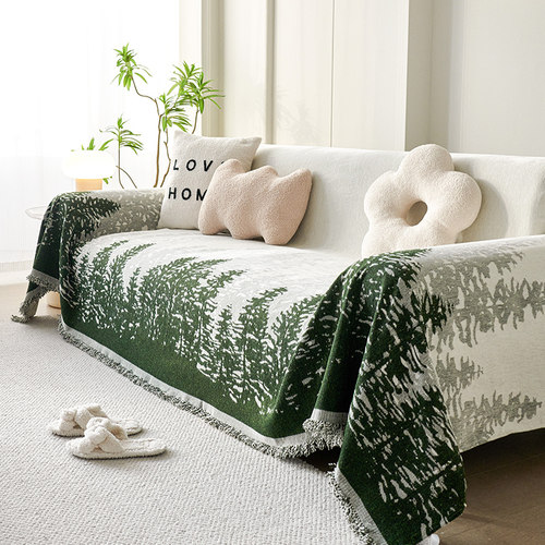 2024新款沙发毯雪尼尔沙发盖布巾
