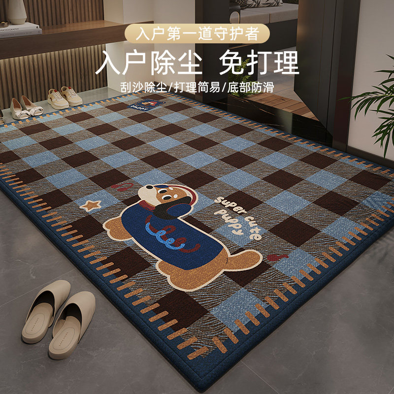2026新款进门地垫入户门垫复古美式卡通室外门口防滑脚垫喜庆地毯,居家布艺,入户地垫,淘宝优惠券,粉丝福利购,淘宝优惠卷