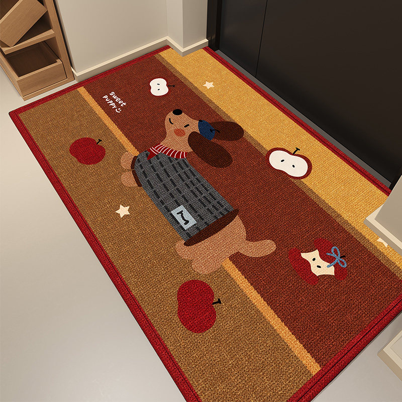 中古风入户地垫2026新款门口进门专用防滑蹭土脚踏垫耐脏玄关地毯,居家布艺,入户地垫,淘宝优惠券,粉丝福利购,淘宝优惠卷