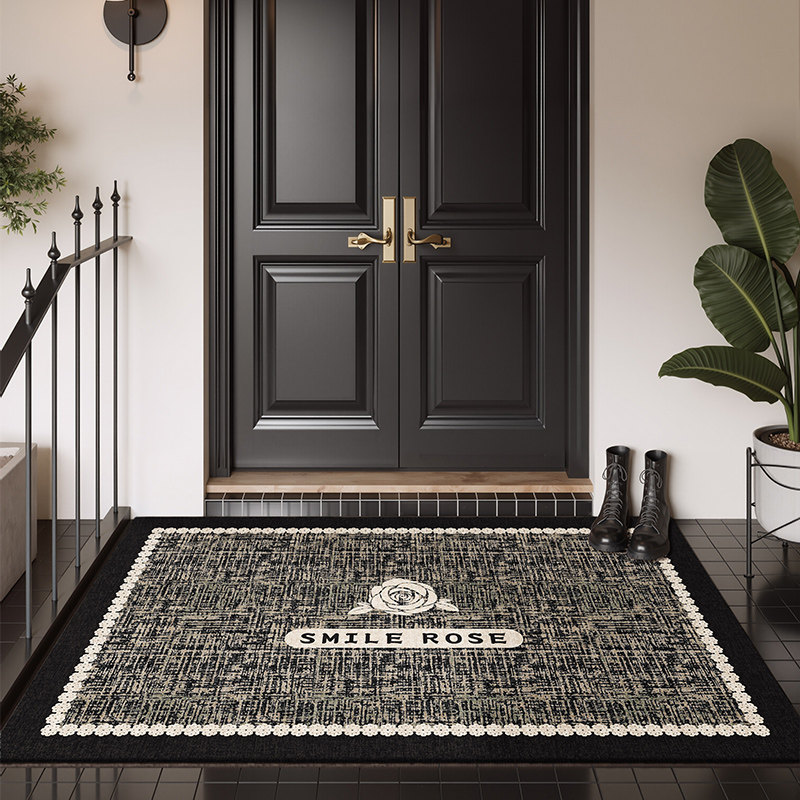 轻奢高级感入户门地垫2026新款玄关进门口耐脏地毯加厚防滑脚垫子,居家布艺,入户地垫,淘宝优惠券,粉丝福利购,淘宝优惠卷