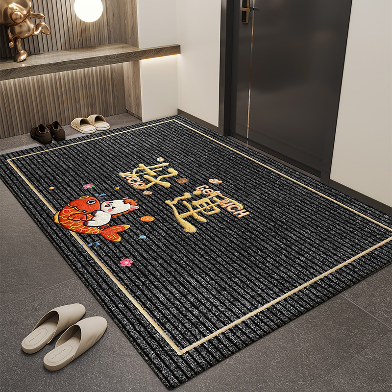 新款防滑耐脏高级感入户地垫