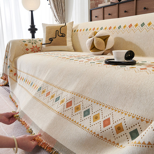 客厅沙发巾一整张防猫抓沙发坐垫