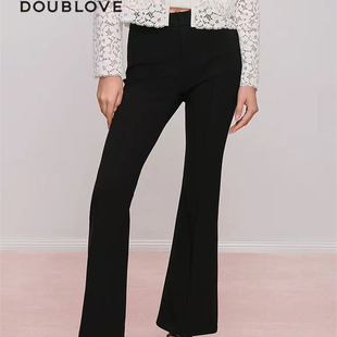 贝爱国内代购 DOUBLOVE 2025秋季 新款 DPKAA6406A 顺丰 喇叭裤 包邮
