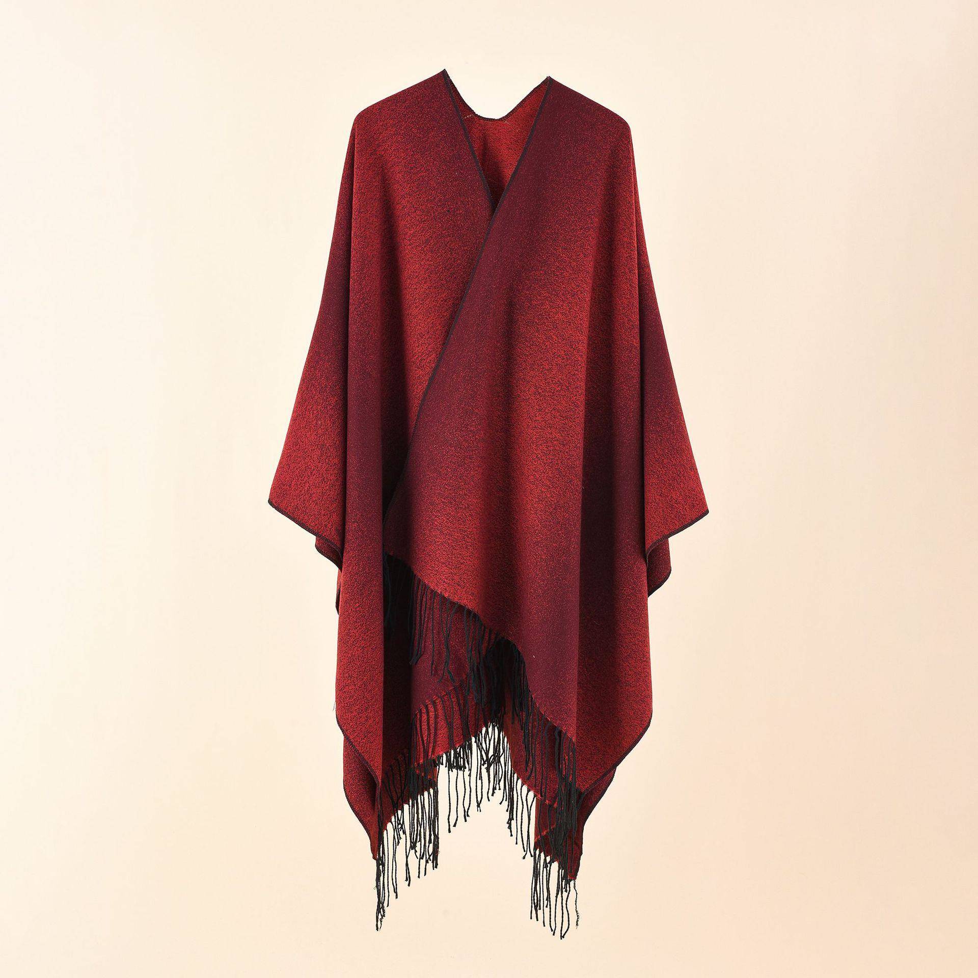 New Travel Vacation Regular Large Shawl Cloak Women