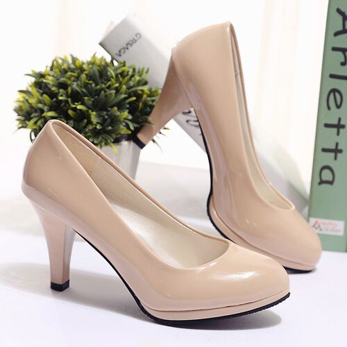 Women pumps high heels pointed toe ladies Wedding shoes43