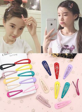 candy color cute children's hair clips net red with small