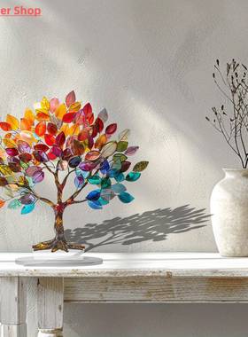 2D Flat Acrylic Tree of Life Desktop Decoration Small Decora