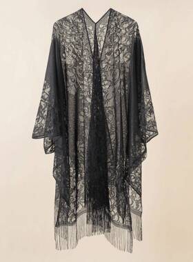 Lace Blouse Lace Cardigan Sunscreen Blouse Holiday Beach