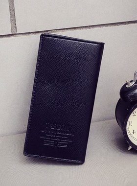 Man long wallet Coin bag men's wallet nubuck purse 男长钱包