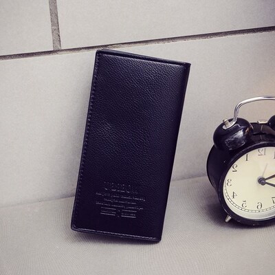 Man long wallet Coin bag men's wallet nubuck purse 男长钱包