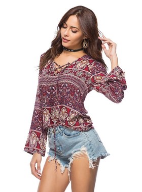 2018 Women Winter Casual Autumn Blouse Shirt T-Shirts Tops