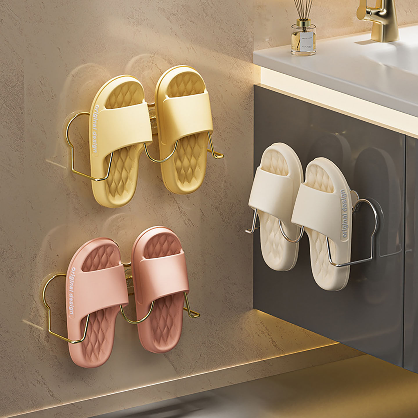 浴室免打孔铁艺拖鞋架卫生间厕所壁挂置物架门后拖鞋沥水收纳神器,家庭/个人清洁工具,浴室角架/置物架,淘宝优惠券,粉丝福利购,淘宝优惠卷