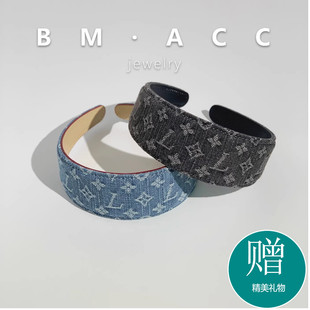 2025新款高品质复古老fa宽边发箍精致轻奢高级感头饰高端发饰头箍