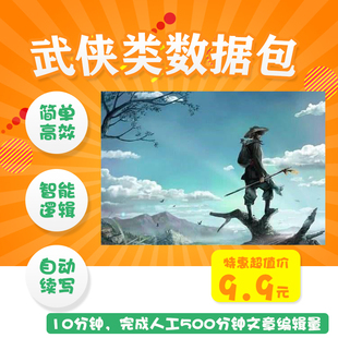 写作软件小说生成器文章自动生成修改废文类续写模板智能辅助素材