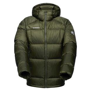 代购代购Mammut/猛犸象男式保暖羽绒服连帽绿色防寒户外登山