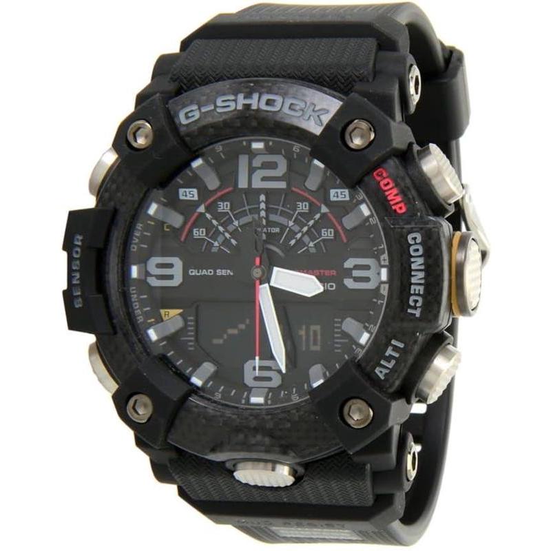 代购卡西欧男士腕表计步指南针气压计蓝牙连接碳纤维树脂带防水 - 封面