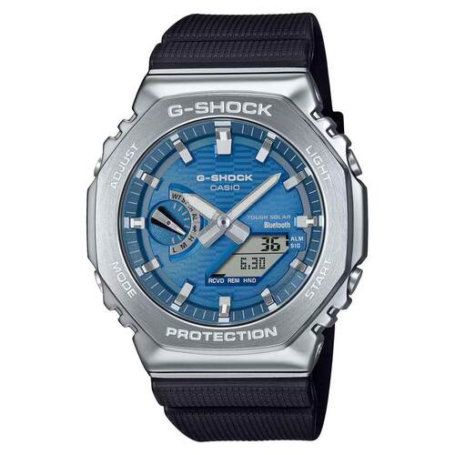 日本代购G-SHOCK男士日韩腕表蓝牙连接200米防水太阳能不锈钢