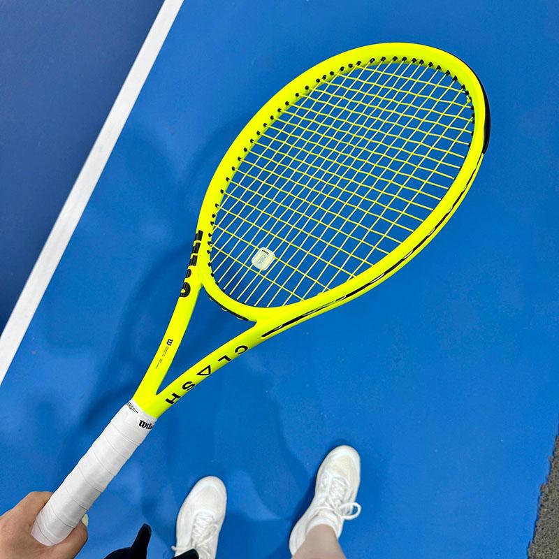Wilson Clash 100L 威尔胜巴黎限定荧光黄网球拍霓虹粉比赛球拍