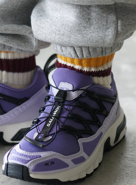 代购代购Salomon ACS + 萨洛蒙男女同款稳定舒适减震防滑紫色户