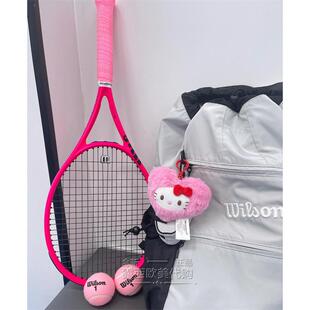 代购代购Wilson Clash 100L V2 威尔胜巴黎限定霓虹粉色网球拍昆