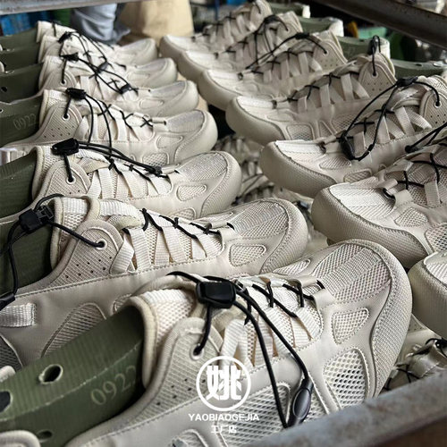 W超轻减震！2025年夏季超透气户外徒步溯溪防滑耐磨网面男休闲鞋