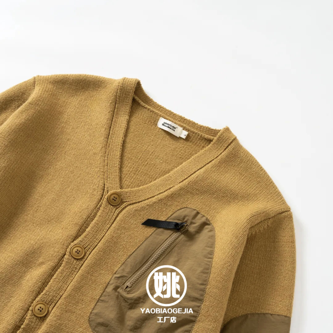 S云朵衫 触感媲美羊绒温润细腻男女款拼接设计春秋开衫毛衣外套