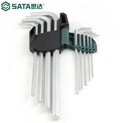 世达（SATA）09103A内六角扳手套装特长平头六角匙内六方铬钒钢加