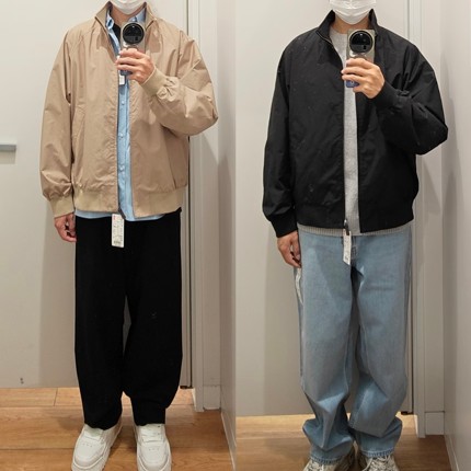 优优男装女装哈灵顿茄克宽松立领休闲外套夹克26春季新款E484610