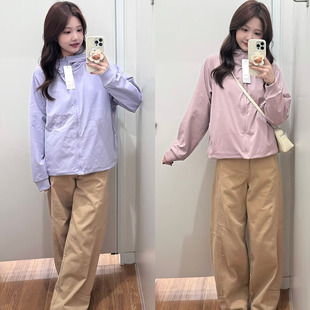 优优女装 双面穿防风摇粒绒拉链连帽外套户外防水E479697 秋冬新款