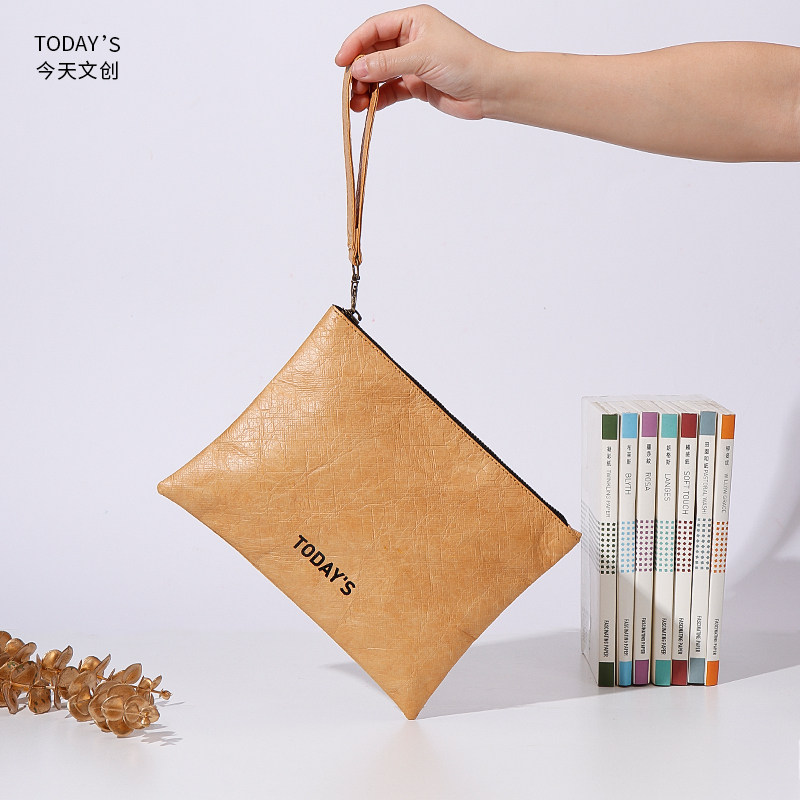 防水杜邦纸环保可定制LOGO笔袋零钱包手拿包