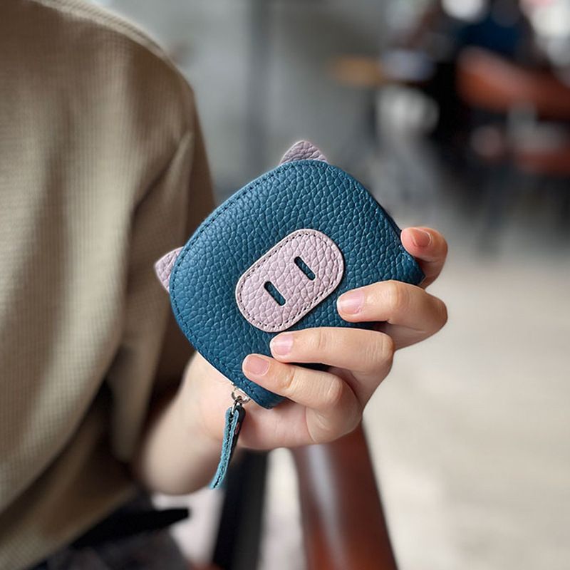 新款真皮质感卡包多卡位