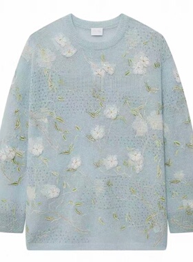 预.售毛针织衫2026年春棉羊毛混纺长袖上衣2K1EE51