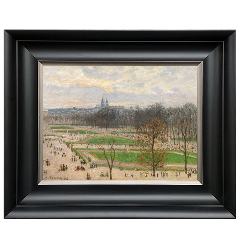 纯实木油画框画框定做外框装裱厚重框黑咖银边拉丝（不是黑色）