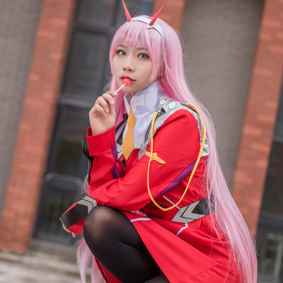 DARLINGin theFRANXX女主02cos服国家队鹤望兰cosplay服批发现货