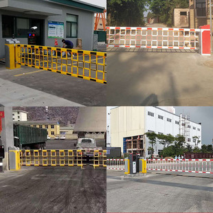 停车栅栏场门车辆识别空降电动智能闸广告道闸一体门禁栏杆小区机