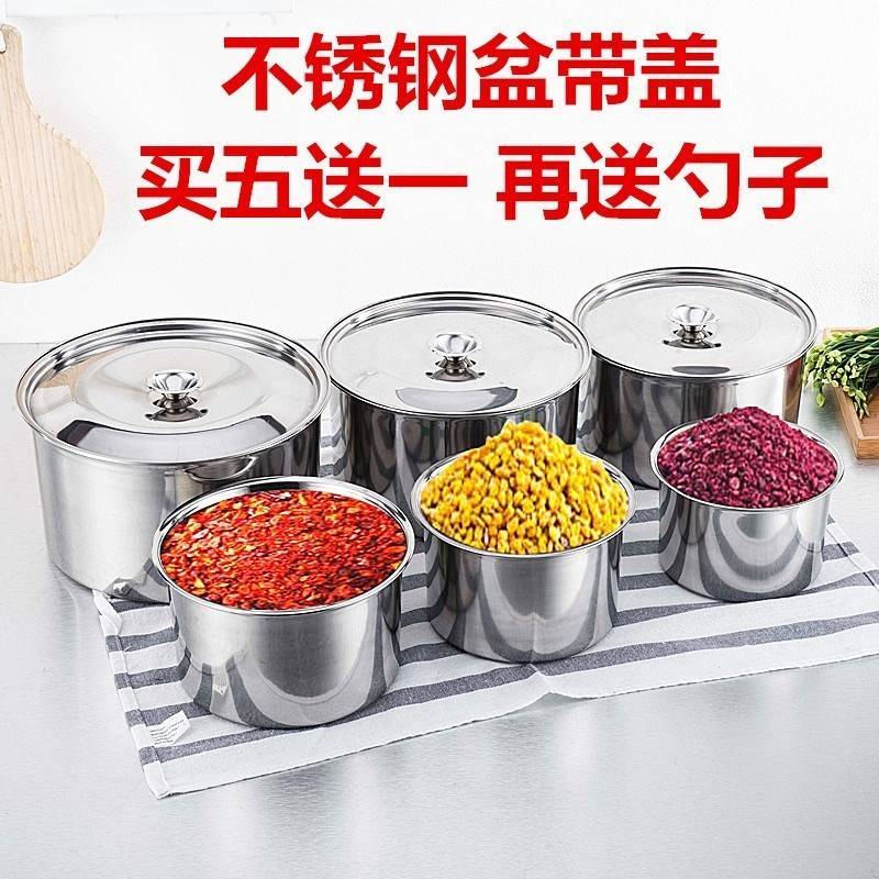 With cover Soup pots Flat bottom Size thickening Iron pots household heighten Oil pan circular Xiaopen Handle Stainless steel potsin the Tableware , Tableware , Basin  category - from Buy2taobao.com to provide professional Taobao agent buy service