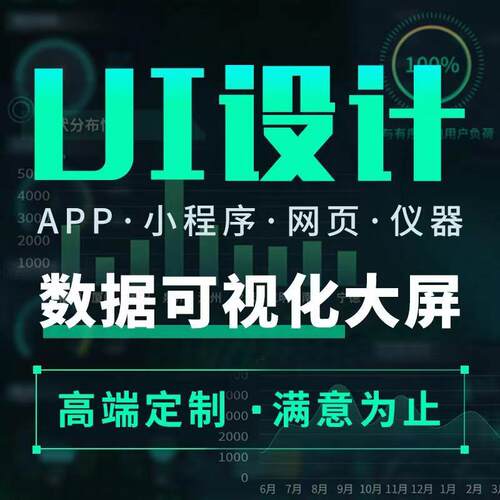 UI设计手机APP界面交互设计游戏软件设计网页微信小程序H5切图标P