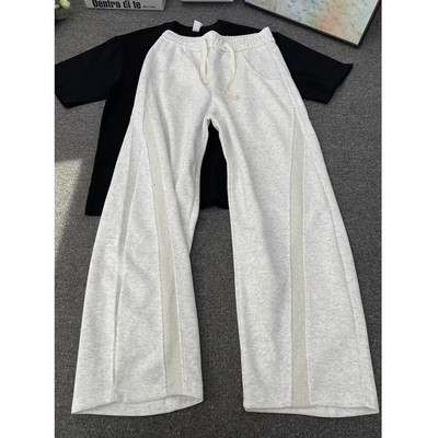 斜切弯刀卫裤男款春秋款运动裤子