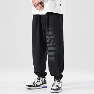 特大号裤子男夏季加肥加大码胖子长裤潮胖人宽松休闲束脚裤300斤8