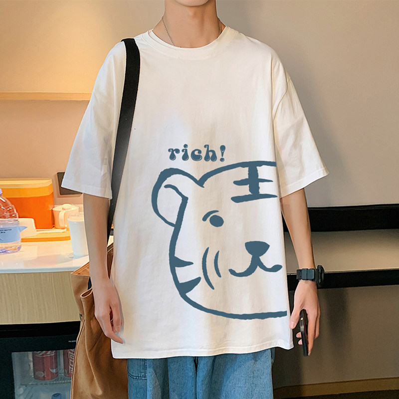 300斤胖子加肥加大冰丝t恤短袖男大肚子夏季新款宽松大码上衣潮