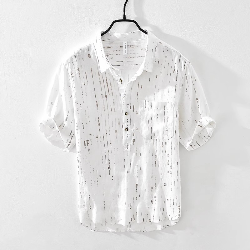 短袖T恤有带翻领polo衫大码半袖