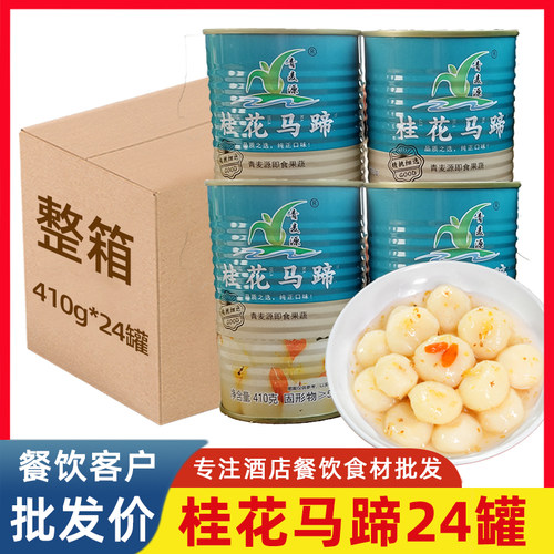 桂花马蹄去皮荸荠水果罐头甜品