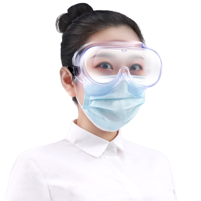 医用隔离眼罩 护目镜 医用隔离面罩 高清高透 医护防疫眼罩面罩