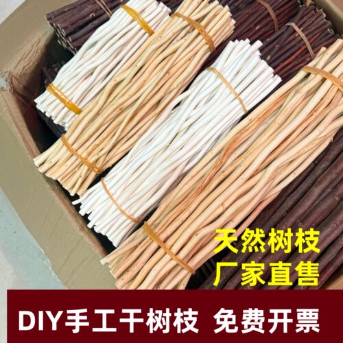 天然枯枝松果装饰DIY手工树枝