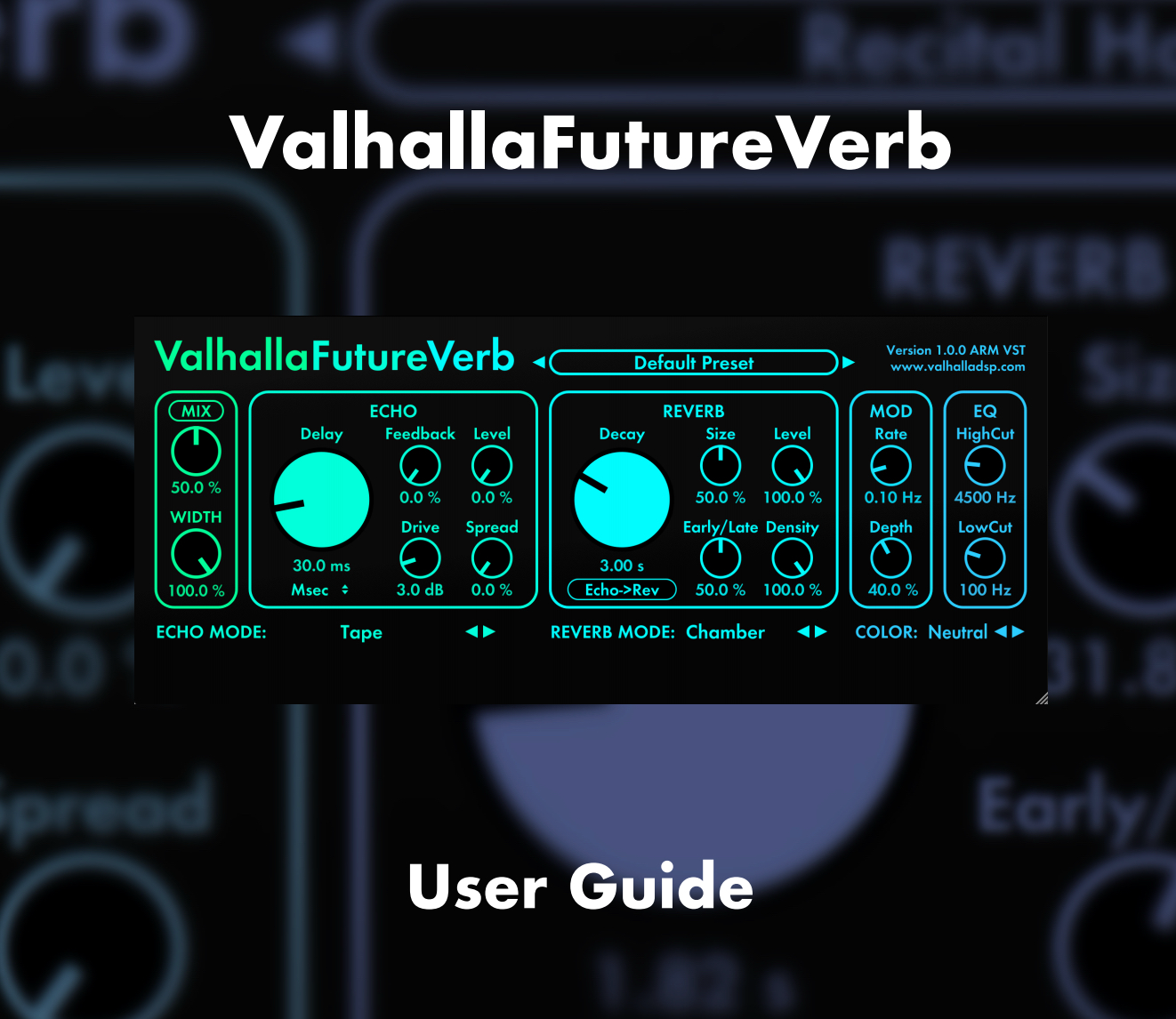 正版Valhalla Future Verb混响插件 支持正版PT M芯片的最新系统