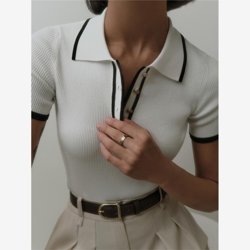 Lapelwomenknitsr法式